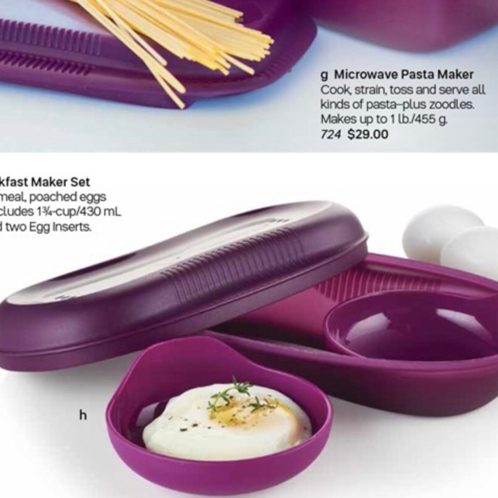 Microwave breakfast set